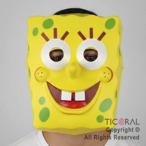 MASCARA BOB ESPONJA PLASTICA x 6